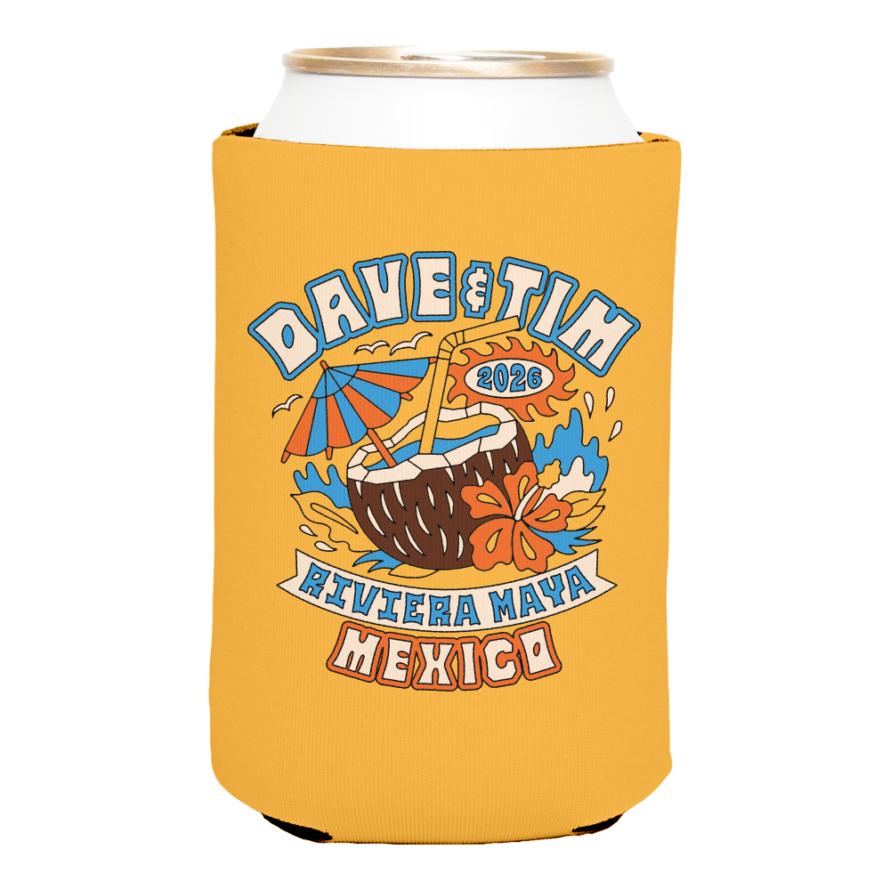 Coconut Koozie– Dave & Tim Riviera Maya